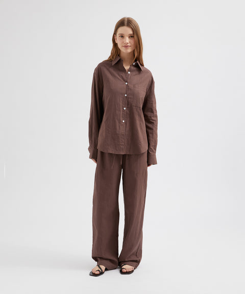 Classic Ramie Cotton Shirt