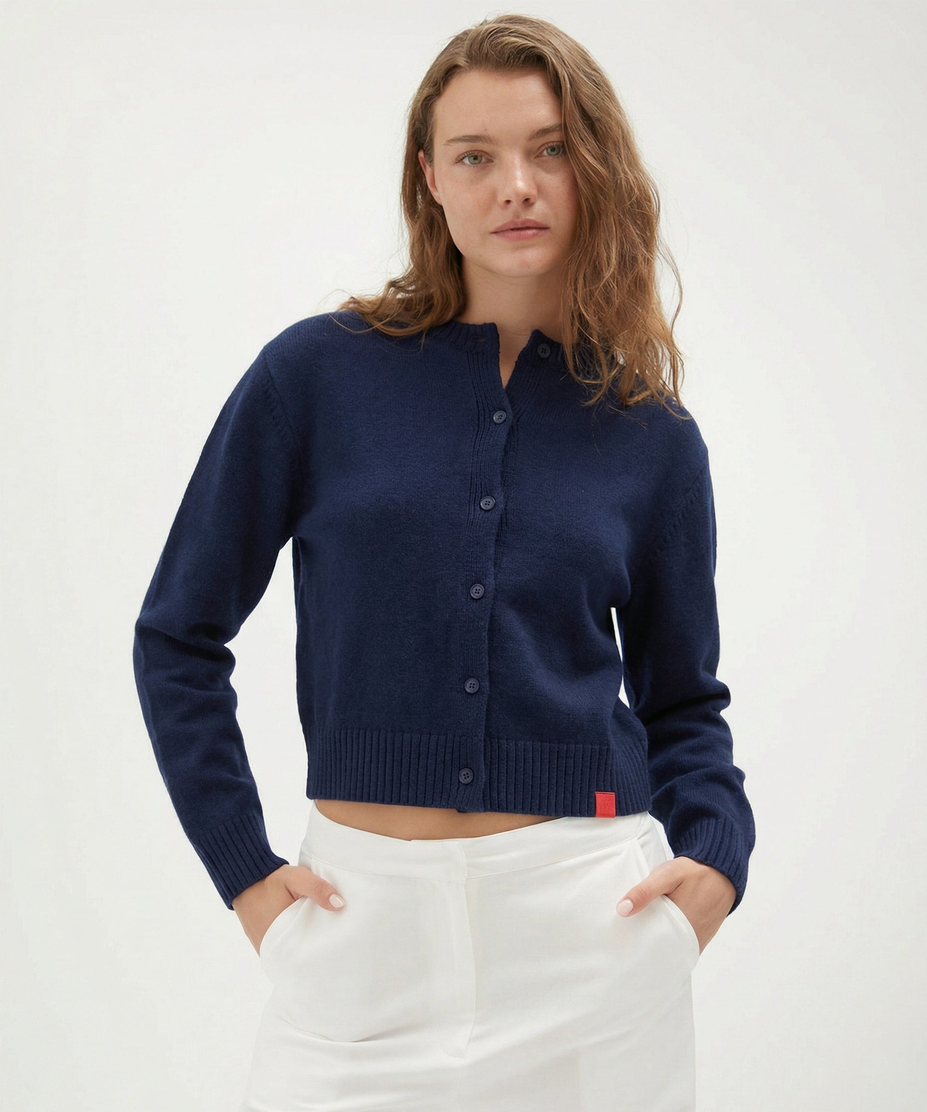 Crew Neck Cardigan - Vacation Club