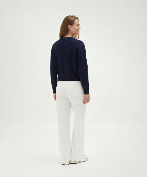 Crew Neck Cardigan