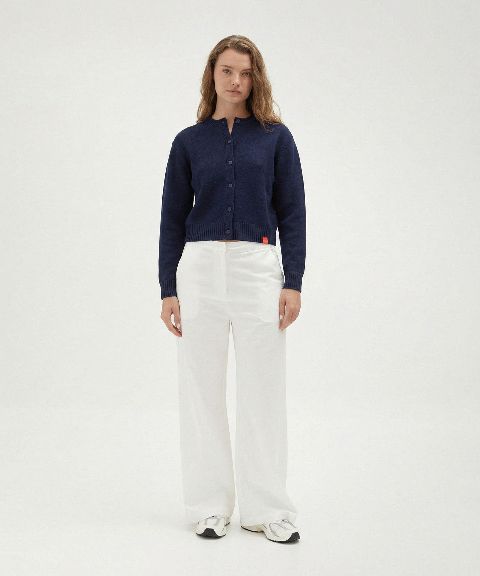Crew Neck Cardigan - Vacation Club