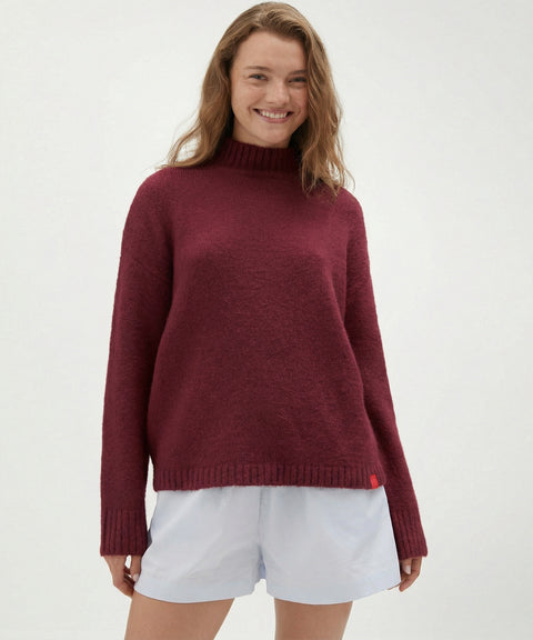 Mock Neck Knit