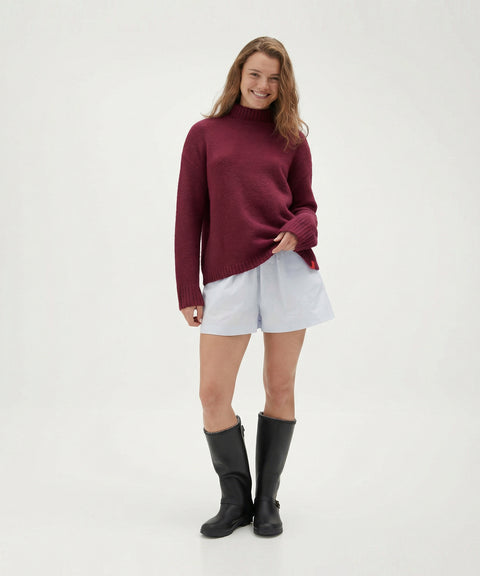 Mock Neck Knit