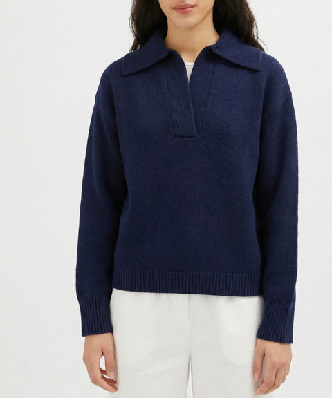 Collared Knit Jumper