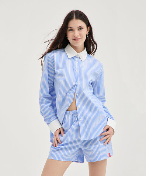 Short rayé