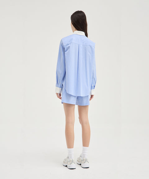 Short rayé