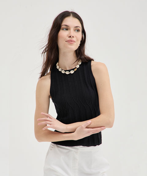 Débardeur en tricot