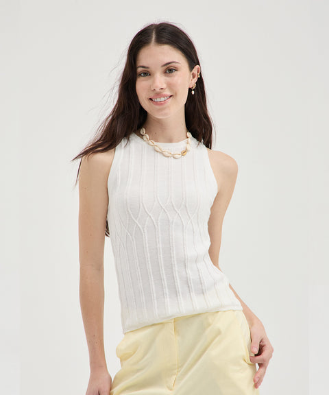 Débardeur en tricot