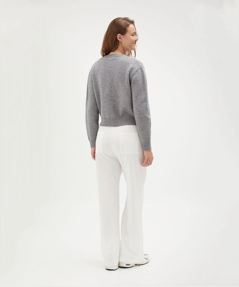 Crew Neck Cardigan