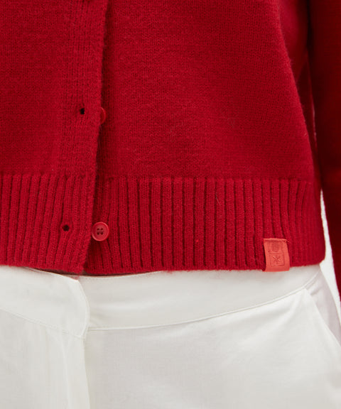 Crew Neck Cardigan