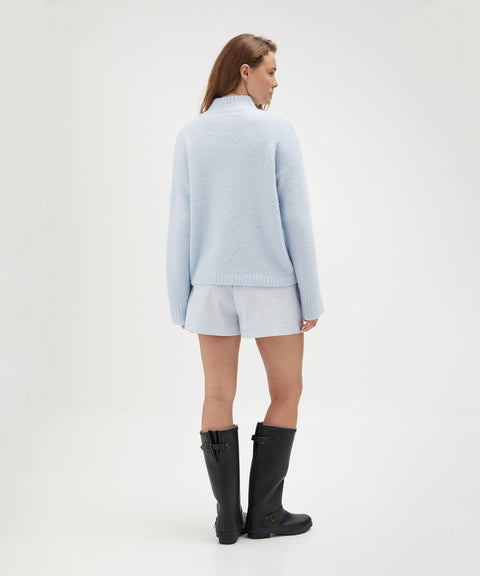 Mock Neck Knit