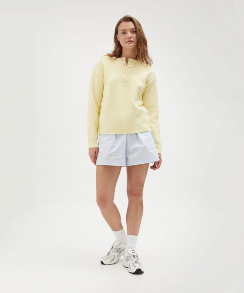 Buttoned Knit