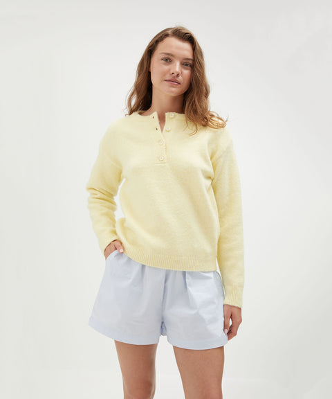 Buttoned Knit