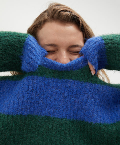 Striped Knit Jumper