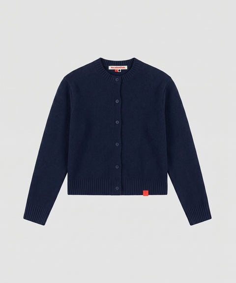 Crew Neck Cardigan